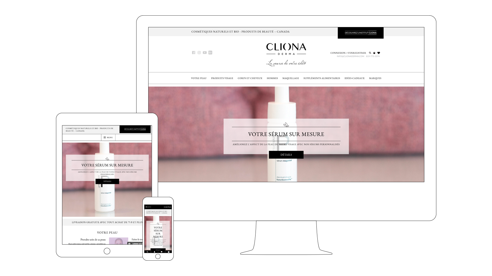 Guillaume Morin-Simard - Portfolio - Cliona Derma